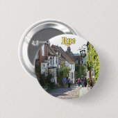 Prachtig! Rye England Ronde Button 5,7 Cm (Voorkant /achterkant)