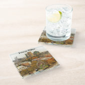 Prachtig Sacramento California City Uitzicht Glazen Onderzetter (Schuin)