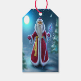 Prachtig Santa Christmas Label Cadeaulabel