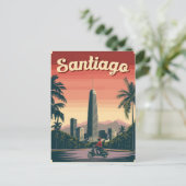 Prachtig Santiago, Chili Briefkaart (Staand voorkant)