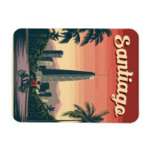 Prachtig Santiago, Chili Magneet (Horizontaal)