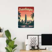 Prachtig Santiago, Chili Poster (Thuiskantoor)