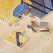 Prachtig schilderachtig uitzicht van een kanaal in legpuzzel (Zijkant)