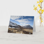 Prachtig Schots landschap Kaart (Gele Bloem)