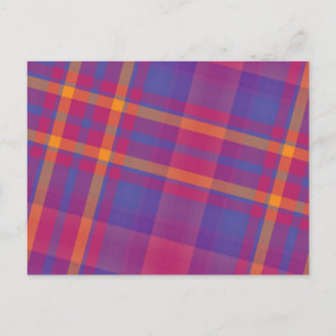 Prachtig Schots Schotse tartan Briefkaart