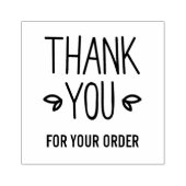 prachtig script dank u business rubberstempel (Afrduk)