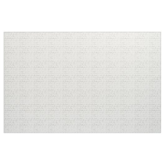 Prachtig script stof (Yard (91,4 cm))