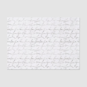 Prachtig  script tissuepapier