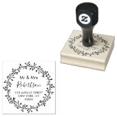 prachtig scriptadres rubberstempel (Gestempeld)