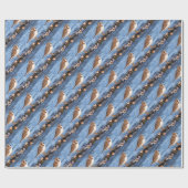 Prachtig Semipalmated Plover bij het strand Cadeaupapier (Vlak)