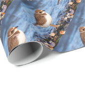 Prachtig Semipalmated Plover bij het strand Cadeaupapier (Rol Hoek)