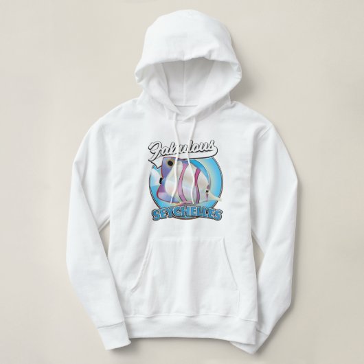 Prachtig Seychellen retro logo Hoodie (Design voorkant)