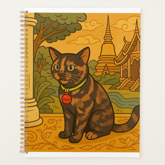 Prachtig Siam Cat Notitieboek (Voorkant)