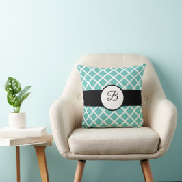 Prachtig Sierkussen met aangepaste monogram tekst