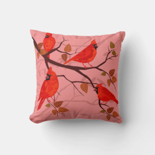 Prachtig Sierkussen van Abstracte vogels