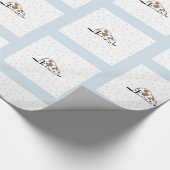 Prachtig slaappuppy wrappaper cadeaupapier (Hoek)
