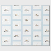 Prachtig slaappuppy wrappaper cadeaupapier (Vlak)