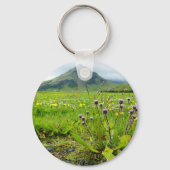 Prachtig Sleutelhanger van bloemen (Voorkant)