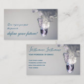 Prachtig smeltend ijs met motivatie quote visitekaartje (Voorkant / Achterkant)