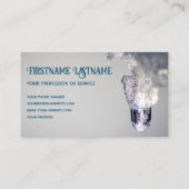 Prachtig smeltend ijs met motivatie quote visitekaartje (Achterkant)