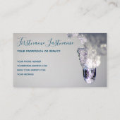 Prachtig smeltend ijs met motivatie quote visitekaartje (Achterkant)