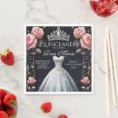 Prachtig Spaans Quinceañera Roos Servet (Insitu)