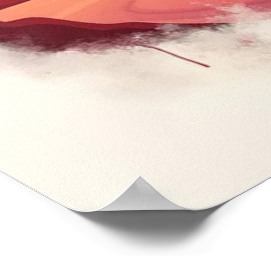 Prachtig Space Poster thema met landschap (Hoek)