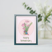 Prachtig, speciaal aangepast voor Jubileum bij vro Briefkaart (Staand voorkant)