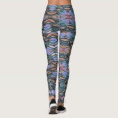 Prachtig, speciaal ontworpen artistiek vrouwelijk leggings (Achterkant)