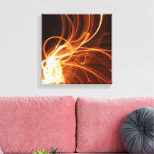 Prachtig spiraal licht canvas afdruk (Insitu (Woonkamer))