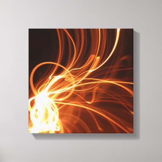 Prachtig spiraal licht canvas afdruk (Voorkant)