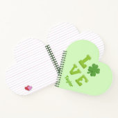 Prachtig St. Patrick's Day Heart Notitieboek (Binnen)