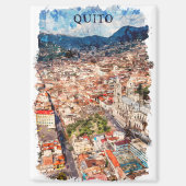 Prachtig stadsbeeld van Quito Ecuador Magneet (Voorkant)