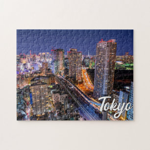 Prachtig stadsbeeld van Tokio, Japan Legpuzzel