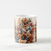 Prachtig Stag in tussen de bloemen Koffiemok (Center)