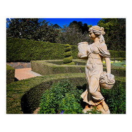 Prachtig standbeeld in Queens Park Toowoomba Perfect Poster