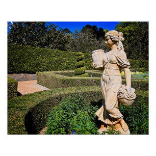 Prachtig standbeeld in Queens Park Toowoomba Perfect Poster