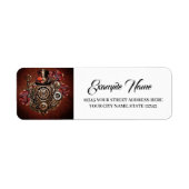 Prachtig Steampunk design Etiket (Voorkant)