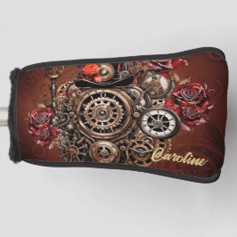 Prachtig Steampunk design Golfheadcover