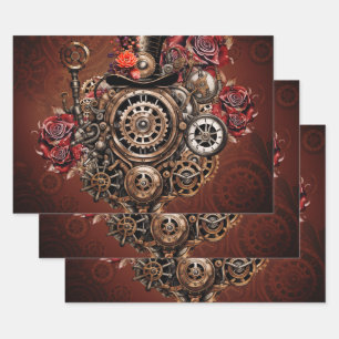 Prachtig Steampunk design Inpakpapier Vel