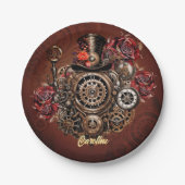 Prachtig Steampunk design Papieren Bordje (Voorkant)