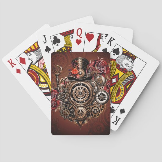 Prachtig Steampunk design Pokerkaarten (Achterkant)