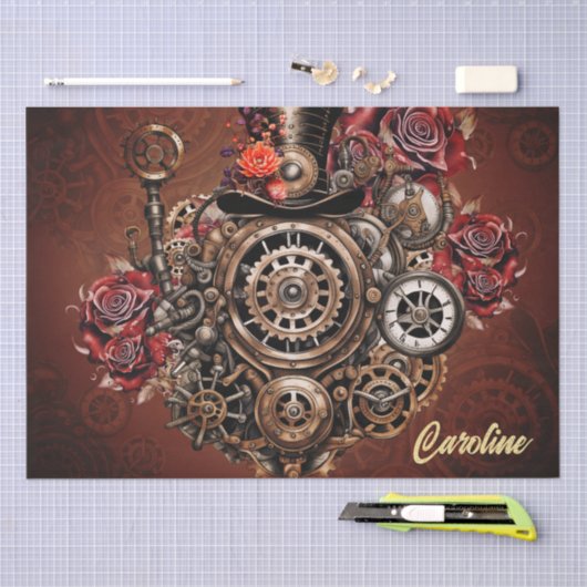 Prachtig Steampunk design Tissuepapier (Craft)