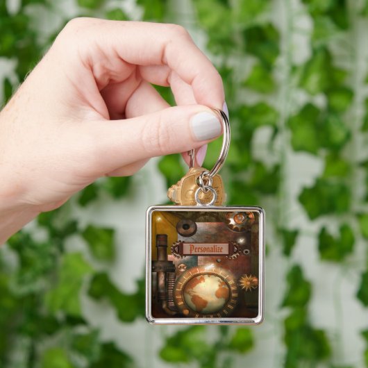Prachtig Steampunk Gepersonaliseerd Sleutelhanger (Hand)