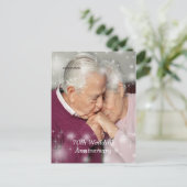 Prachtig, sterrenbekleding, Jubileum, Aangepast Briefkaart (Staand voorkant)