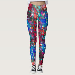 Prachtig sterrenveld over alle gedrukte Leggings