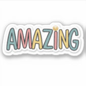 Prachtig Sticker (Voorkant)