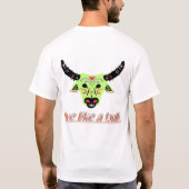 Prachtig stier T-shirt ontwerp (Achterkant)