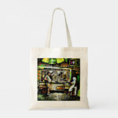 Prachtig stralend tote bag (Achterkant)