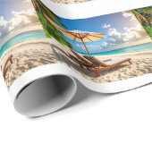 Prachtig strand cadeaupapier (Rol Hoek)